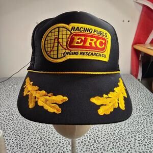Vintage ERC Racing Fuels Oak Leaf Trucker Hat – Mesh Snapback Nissin Cap